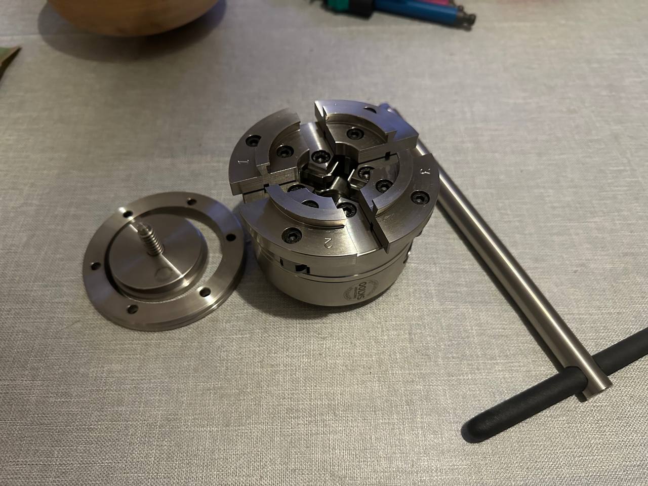 My first chuck — the essential bit of kit